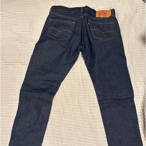 Brand new, worn once Levi 501 button fly jeans. Purchased in CA. STATE PRISON